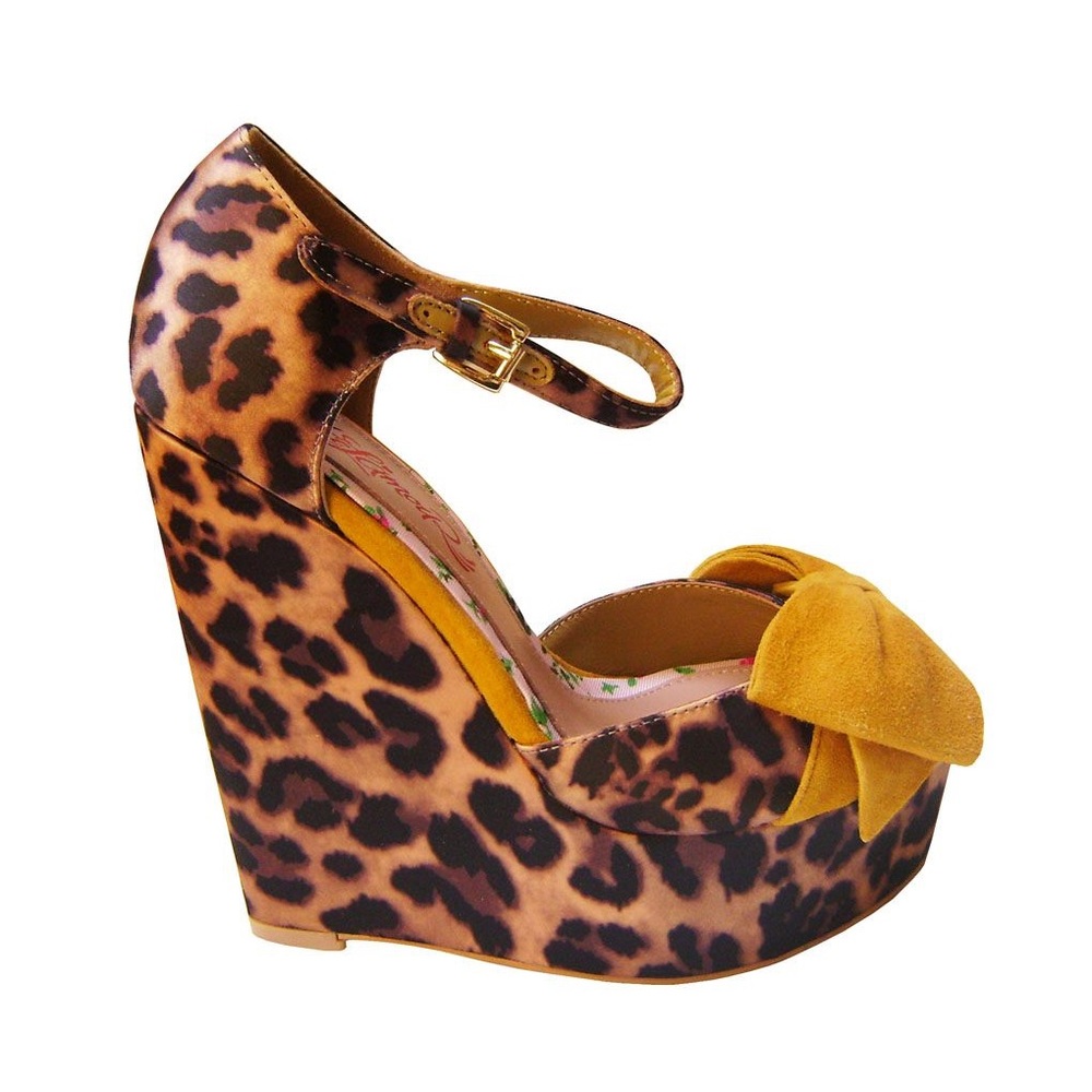 Cece Lamour Barbara  Leopard print Wedges